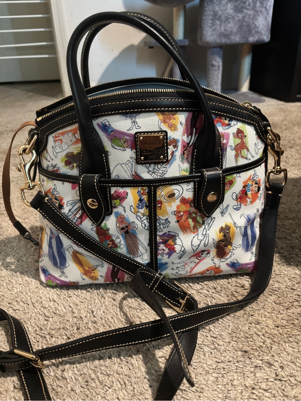 Disney Dooney & Bourke Ink and Paint Bag  (Discontinued)